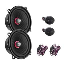 Indy CX5 5.25'' 13cm 4Ohm Component/Coaxial Midrange & Tweeter System 2x60w RMS Pair